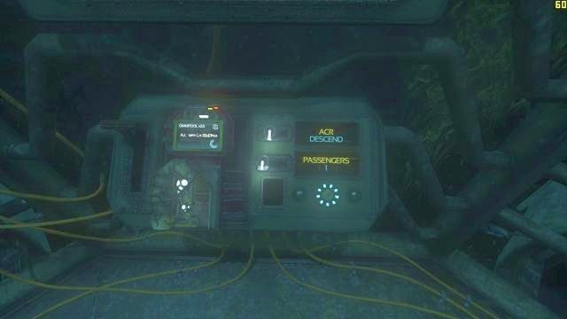 Ustaw wartości w ten sposób, a następnie przeciągnij dźwignię. - 17 - Zejście w głębiny | Opis przejścia SOMA - SOMA - poradnik do gry