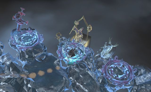 Zwracaj szczególną uwagę na figury i symbole obok magicznych kręgów. - Opowieść o Zaginionej Córce (The Story of the Lost Daughter) M23 | Akademia - Might & Magic: Heroes VII - poradnik do gry