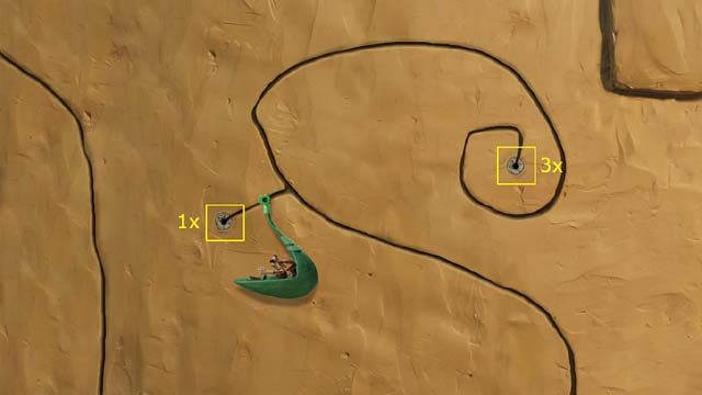 Wjedz zatem najpierw na krótką wypustkę w lewo, a potem 3x na odnogę z zawijasem - Dojazd do trzeciej wieży | Druga wieża w Armikrog - Armikrog - poradnik do gry