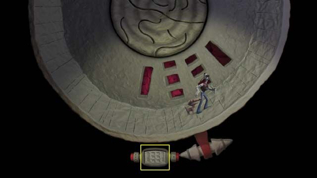 Po uzyskaniu prawidłowego wzoru (na fotce powyżej) skieruj się w lewo i wróć do różowej sali - Różowy pokój i obrotowa sala | Pierwsza wieża w Armikrog - Armikrog - poradnik do gry