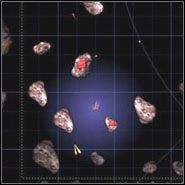 Ruszaj flotą na płd-zach do celu misji (do drugiego z celów - pasa asteroidów - możesz wysłać byle jaką, pojedynczą jednostkę) - [MALUS Misja 4] First Contact | O.R.B. - O.R.B. - poradnik do gry