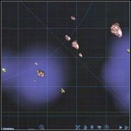 Powinieneś znaleźć dwie zdatne do zasiedlenia asteroidy - jedną na północy a drugą na zachodzie (każda to ponad 4000RU) - [MALUS Misja 6,7] Into The Unholy Land, Aldus System Holomap | O.R.B. - O.R.B. - poradnik do gry