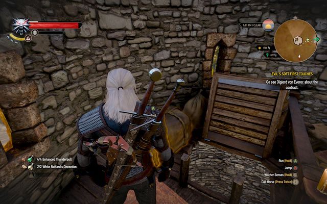 Pakunek koło drabiny w latarni morskiej, gdzie znajduje się pancerz - Rynsztunek Księżyca w Nowiu (New Moon) | Rynsztunki Wiedźmin 3 Serca z Kamienia - Wiedźmin 3: Serca z Kamienia - poradnik do gry