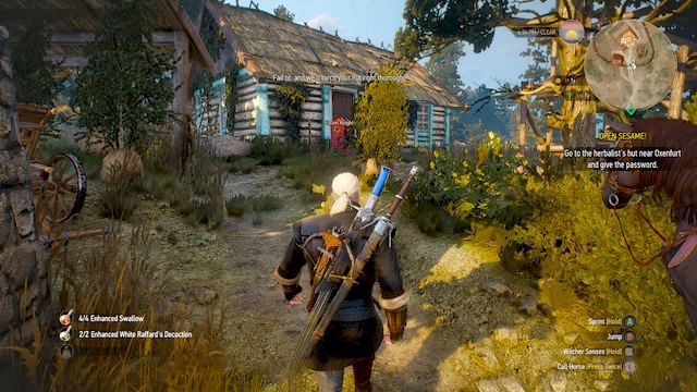 Zielarz w pobliżu Oxenfurtu - Sezamie, otwórz się! (Open Sesame!) - część I | Zadania główne | Wiedźmin 3 - Wiedźmin 3: Serca z Kamienia - poradnik do gry