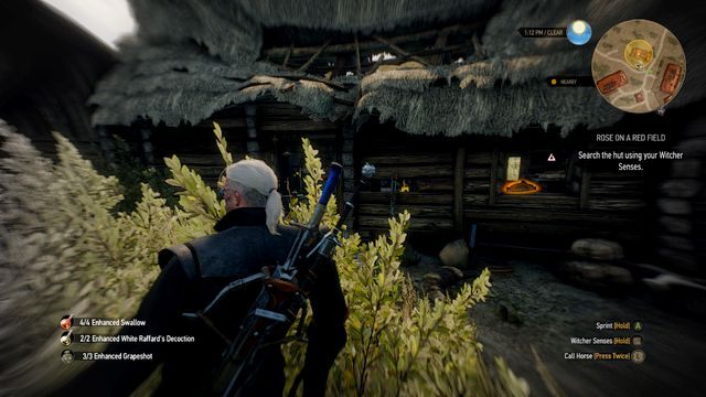 Zbadaj dom, do którego prowadzi podejrzany zapach - Róża na czerwonym polu (Rose on a Red Field) | Zadania poboczne | Wiedźmin 3 - Wiedźmin 3: Serca z Kamienia - poradnik do gry
