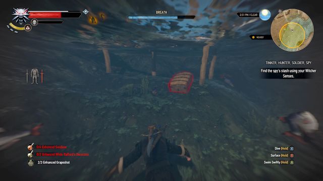 Skarb ukryty pod pomostem - Druciarz, myśliwy, żołnierz, szpieg (Tinker, Hunter, Soldier, Spy) | Poszukiwania skarbów - Wiedźmin 3: Serca z Kamienia - poradnik do gry