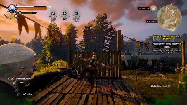 Udobruchaj dziewczynę pomagając jej wystąpić w przedstawieniu - Sezamie, otwórz się: Włamywacz (Open Sesame! - Breaking and Entering) | Zadania główne - Wiedźmin 3: Serca z Kamienia - poradnik do gry