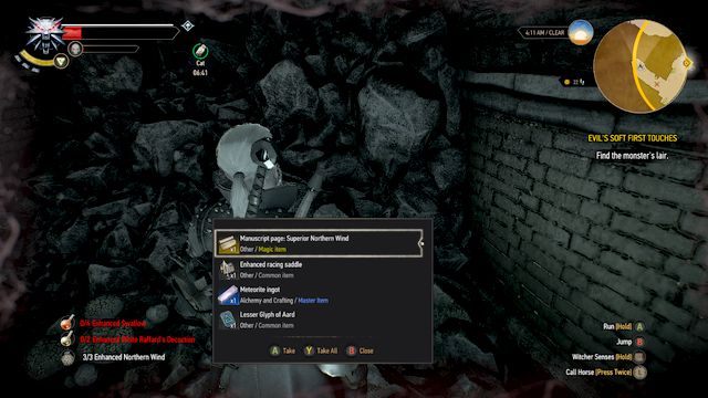 W zaułku znajdziesz cenny diagram na petardę - Miłe złego początki (Evils Soft First Touches) | Zadania główne | Wiedźmin 3 - Wiedźmin 3: Serca z Kamienia - poradnik do gry