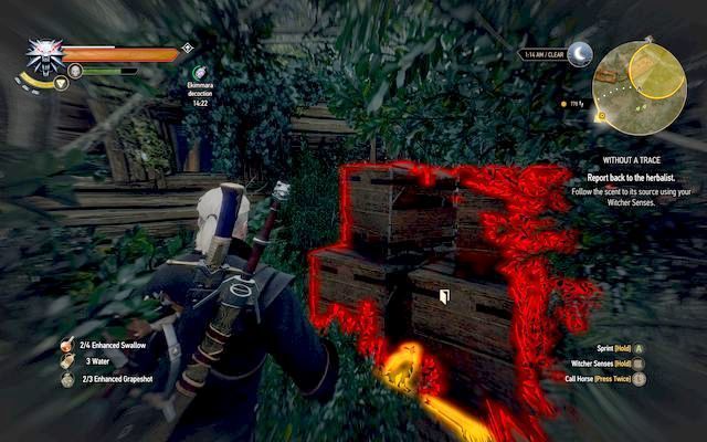 Skrzynie na tyłach domu kryjące wejście do piwnicy - Bez śladu (Without a Trace) | Zadania poboczne | Wiedźmin 3 Serca z Kamienia - Wiedźmin 3: Serca z Kamienia - poradnik do gry