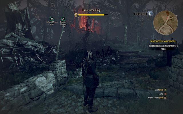 Czerwone światło bijące z zachodu - tam znajdziesz miecz... - Zagadka Pana Lusterko | Nowości w dodatku Wiedźmin 3 Serca z Kamienia - Wiedźmin 3: Serca z Kamienia - poradnik do gry