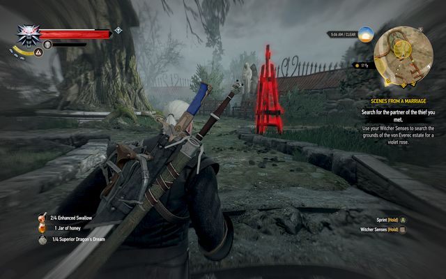 Zbadaj pospolite obiekty w obrębie posiadłości - Żyli długo i szczęśliwie (Scenes From a Marriage) | Zadania główne | Wiedźmin 3 - Wiedźmin 3: Serca z Kamienia - poradnik do gry