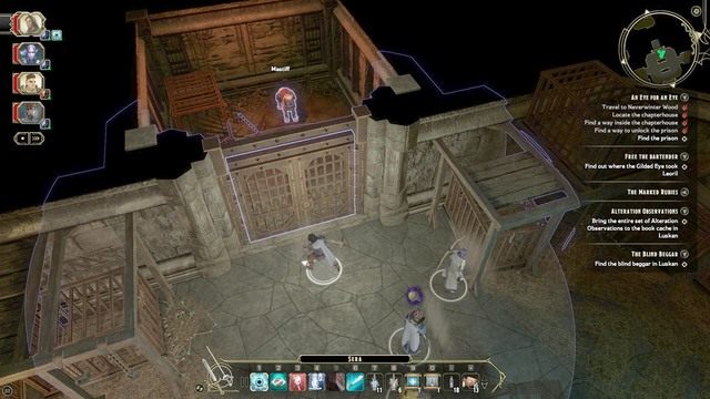 Po wykonaniu zagadki, udaj się do katakumb - An Eye For An Eye - Zadanie główne | Neverwinter Wood / Evermoors M8 - Sword Coast Legends - poradnik do gry