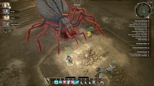Walka z Rhylfangiem może sprawiać ogromne problemy jeżeli nie znasz jej ataków - The Lair of Rhylfang - Zadanie główne | Neverwinter Wood / Evermoors M8 - Sword Coast Legends - poradnik do gry