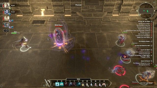 Podczas walki miej na uwadze, że Illithidy posiadają umiejętność kontrolowania umysłów - Prison For the Mind - Zadanie główne | Forlorn Cliffs / Darklake District M11 - Sword Coast Legends - poradnik do gry