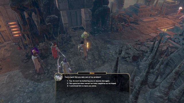 Zadanie otrzymasz od Brega stojącego w północnej części Darklake District (M11,Breg) - Pozostałe zadania poboczne | Forlorn Cliffs / Darklake District M11 - Sword Coast Legends - poradnik do gry