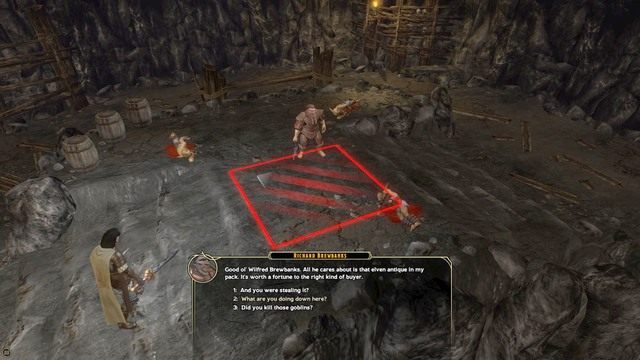 Będąc w obozowisku, podejdź do krasnoluda Wilfreda Brewbanksa i porozmawiaj z nim - Zadania poboczne | The High Road M1 | Sword Coast Legends - Sword Coast Legends - poradnik do gry