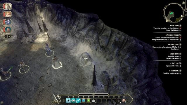 Podczas pobytu w obozowisku, podejdź do Wiliama Raya i zapytaj czy możesz mu pomóc - Zadania poboczne | The High Road M1 | Sword Coast Legends - Sword Coast Legends - poradnik do gry