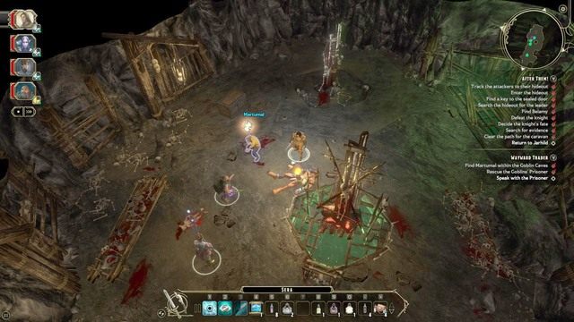 Podczas pobytu w obozowisku, podejdź do Tollina i porozmawiaj z nim - Zadania poboczne | The High Road M1 | Sword Coast Legends - Sword Coast Legends - poradnik do gry