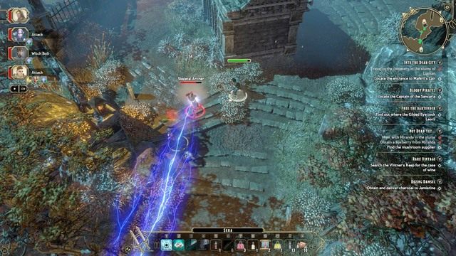 Po wykonaniu zadania The Contact, zadanie Into the Dead City pojawi się w dzienniku automatycznie - Into the Dead City - zadanie główne | Market District/Slums M5 - Sword Coast Legends - poradnik do gry