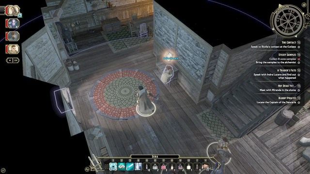 Zadanie otrzymasz automatycznie po dotarciu na rynek dzielnicy kupieckiej lub bezpośrednio poprzez rozmowę z Indrą Lucere (M5) - A Traders Fate - zadanie poboczne | Market District/Slums M5 - Sword Coast Legends - poradnik do gry