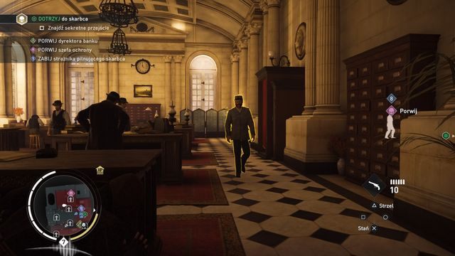 Wystarczy likwidacja jednego przeciwnika, a przy porwaniu szefa ochrony nikt już Ci nie przeszkodzi. - 03 - Zły szeląg | Solucja Assassins Creed Syndicate - Assassins Creed: Syndicate - poradnik do gry