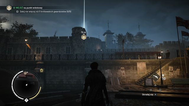 Wejść na teren twierdzy możesz albo dołem, albo górą. - 05 - Cierń w boku | Solucja Assassins Creed Syndicate - Assassins Creed: Syndicate - poradnik do gry