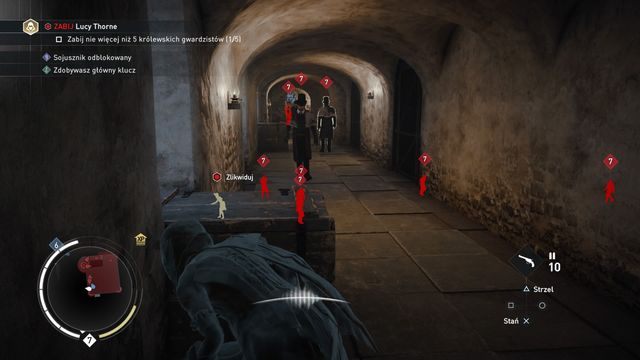 Trafisz do korytarza pokazanage na screenie - 05 - Cierń w boku | Solucja Assassins Creed Syndicate - Assassins Creed: Syndicate - poradnik do gry