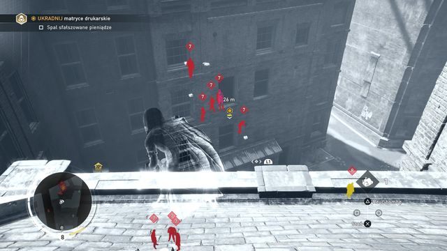 Z budynku naprzeciwko możesz zlokalizować swój cel. - 05 - Ratunek dla banku | Solucja Assassins Creed Syndicate - Assassins Creed: Syndicate - poradnik do gry