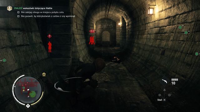 Ogłusz pierwszego przeciwnika spotkanego w kanale, a następnie poczekaj, aż dwójka w następnym korytarzu zawróci się. - 02 - Potrójna kradzież | Solucja Assassins Creed Syndicate - Assassins Creed: Syndicate - poradnik do gry