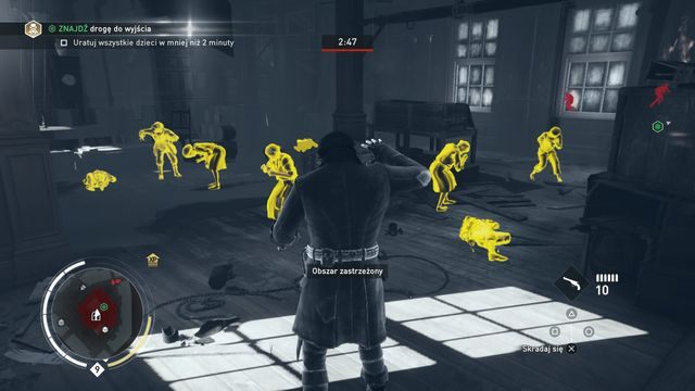 Wejdź do budynku, zlokalizuj i otwórz drzwi, a na koniec wynieś nieprzytomne dzieci. - 03 - Gry i zabawy | Solucja Assassins Creed Syndicate - Assassins Creed: Syndicate - poradnik do gry