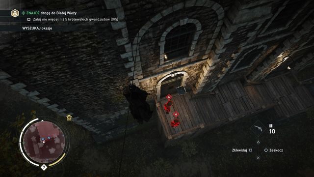 Dzięki lince możesz zawisnąć idealnie nad przeciwnikami. - Zabójstwa z ukrycia | Assassins Creed Syndicate - Assassins Creed: Syndicate - poradnik do gry