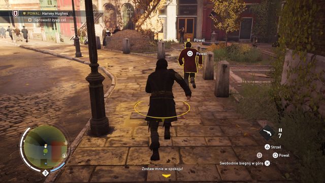 Gdy wróg zacznie uciekać możesz go powalić, a po odzyskaniu anonimowości - porwać. - Misje podboju | Gangi w Assassins Creed Syndicate - Assassins Creed: Syndicate - poradnik do gry