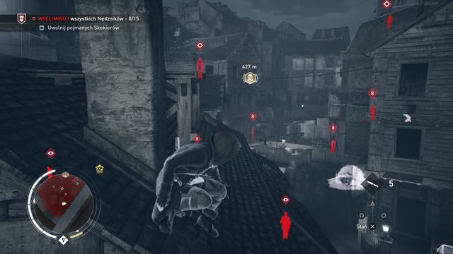 Zlokalizowanie przeciwników przed przystąpieniem do ataku pozwoli zorientować się w ich położeniu. - Misje podboju | Gangi w Assassins Creed Syndicate - Assassins Creed: Syndicate - poradnik do gry