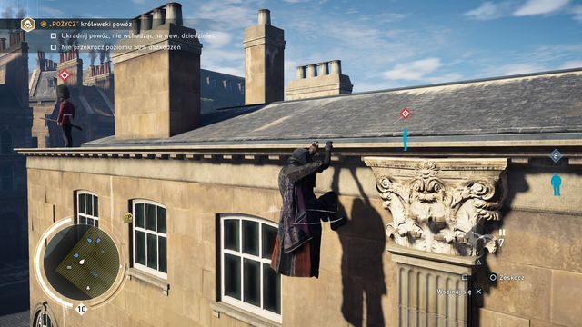 Wejdź na budynek, omijając strzelców patrzących w stronę ulicy. - 03 - Polityka rodzinna | Solucja Assassins Creed Syndicate - Assassins Creed: Syndicate - poradnik do gry