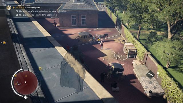 Koń wybiegnie na zewnątrz, umożliwiając Ci kradzież powozu. - 03 - Polityka rodzinna | Solucja Assassins Creed Syndicate - Assassins Creed: Syndicate - poradnik do gry