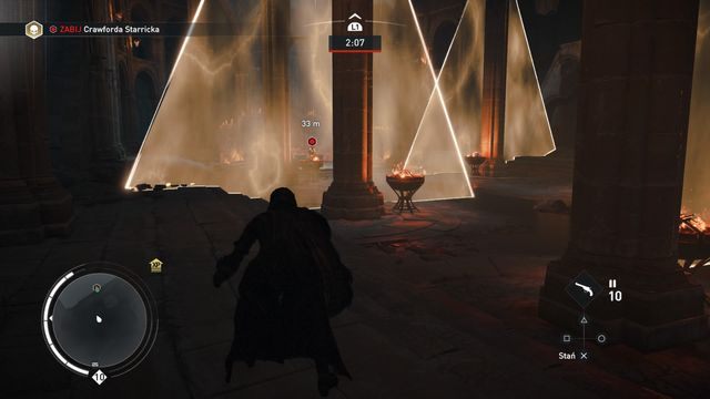 Omiń wiązki światła i zbliż się do Starricka. - 04 - Pamiętna noc | Solucja Assassins Creed Syndicate - Assassins Creed: Syndicate - poradnik do gry