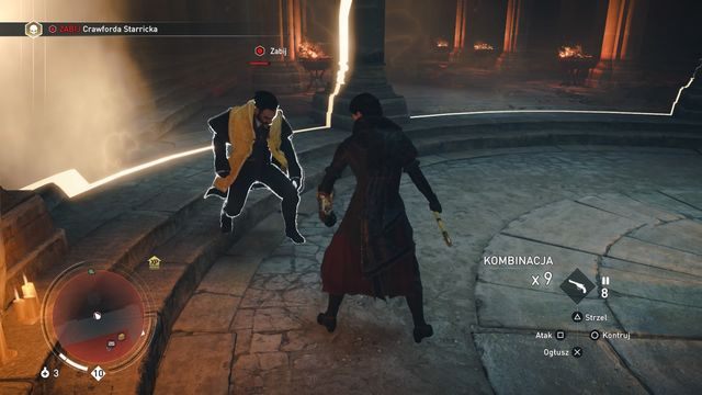 Skup się na kontrowaniu uderzeń, a następnie wyprowadzaj szybkie serie własnych ciosów. - 04 - Pamiętna noc | Solucja Assassins Creed Syndicate - Assassins Creed: Syndicate - poradnik do gry