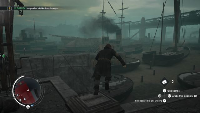 Wystarczy swobodny bieg, a Jacob lub Evie będą automatycznie przeskakiwać pomiędzy przeszkodami. - Swobodny bieg | Poruszanie się | Assassins Creed Syndicate - Assassins Creed: Syndicate - poradnik do gry