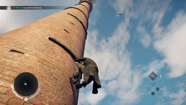 Aby odkryć mapę musisz wspiąć się na punkt widokowy. - Synchronizacja i szybka podróż | Poruszanie się | Assassins Creed Syndicate - Assassins Creed: Syndicate - poradnik do gry