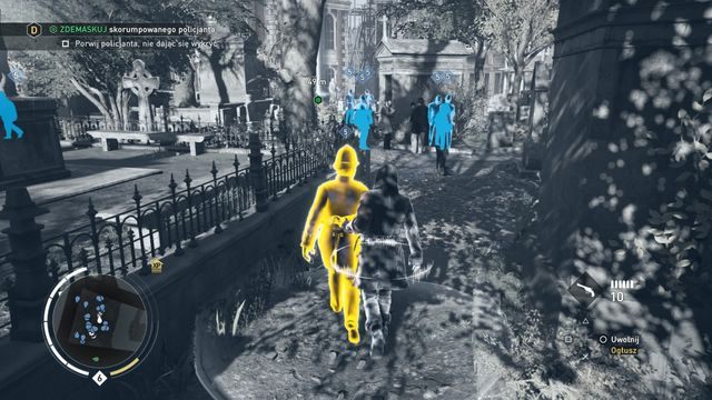 Podczas porwań wzrok orła ułatwi w znaczący sposób ominięcie przeciwników i pozostanie w ukryciu. - Wzrok orła w Assassins Creed Syndicate - Assassins Creed: Syndicate - poradnik do gry