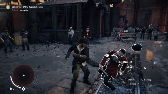 Wykorzystaj podpowiedzi do nauczenia się podstawowych zagrań. - Sekwencja 1 - Sabotażysta | Solucja Assassins Creed Syndicate - Assassins Creed: Syndicate - poradnik do gry
