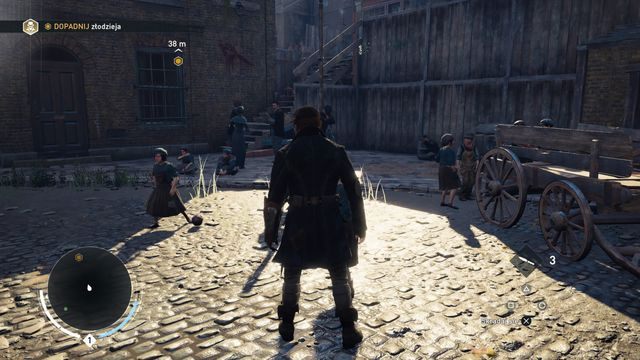Biegnij za złodziejaszkiem. - 01 - Jest gdzieś, lecz nie wiadomo gdzie... | Solucja Assassins Creed Syndicate - Assassins Creed: Syndicate - poradnik do gry
