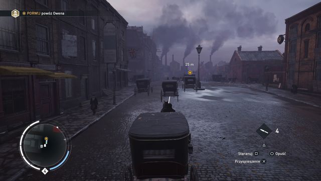 Skorzystaj z mijanego powozu, aby dogonić przeciwnika. - 03 - O powstawaniu syropu | Solucja Assassins Creed Syndicate - Assassins Creed: Syndicate - poradnik do gry