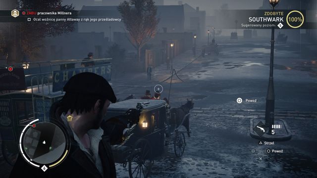 Oddanie celnego strzału w głowę wymaga odrobiny zręczności. - 01 - Przyjacielska rywalizacja | Solucja Assassins Creed Syndicate - Assassins Creed: Syndicate - poradnik do gry