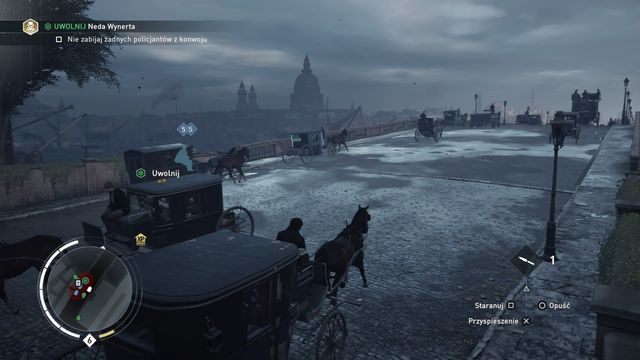 Zatrzymaj konwój, aby dobrać się do powozu. - 02 - Badania i rozwój | Solucja Assassins Creed Syndicate - Assassins Creed: Syndicate - poradnik do gry