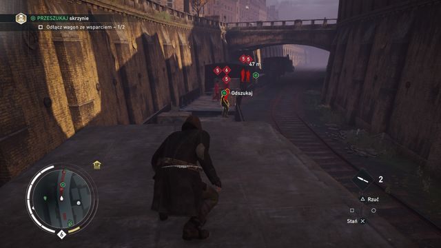 Przeszukuj skrzynie, eliminuj przeciwników i konsekwentnie poruszaj się do przodu pociągu. - 02 - Badania i rozwój | Solucja Assassins Creed Syndicate - Assassins Creed: Syndicate - poradnik do gry