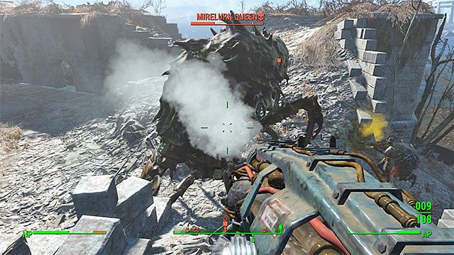 Atakuj królową z bezpiecznej odległości i używaj dobrej broni - Sprzątanie zamku | Zadania frakcji Minutemanów | Solucja Fallout 4 - Fallout 4 - poradnik do gry
