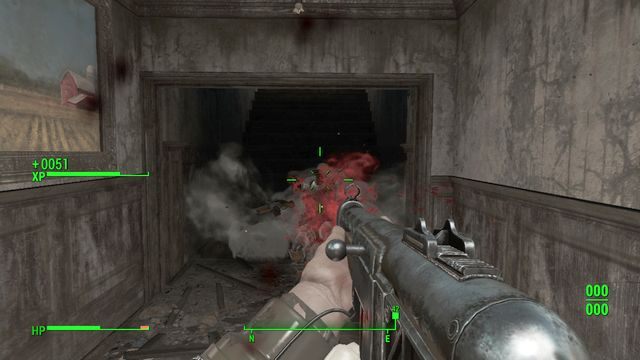 Utoruj sobie drogę miażdżąc napotkanych przeciwników - Tajemnica domu Cabotów | Solucja Fallout 4 - Fallout 4 - poradnik do gry