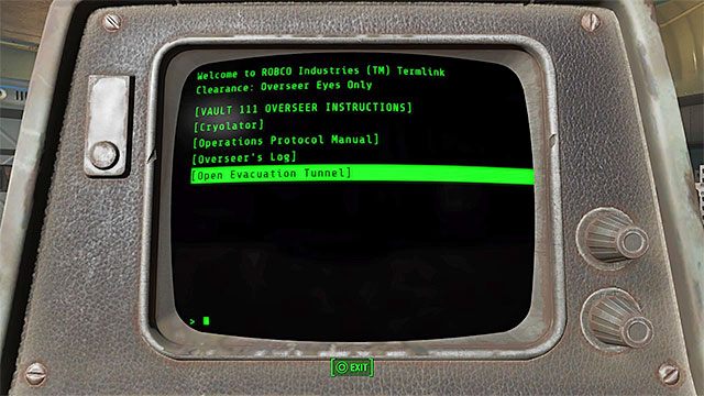 Otwórz drzwi dzięki skorzystaniu z terminalu komputerowego - Powrót z przeszłości | Główny wątek fabularny Fallout 4 - Fallout 4 - poradnik do gry
