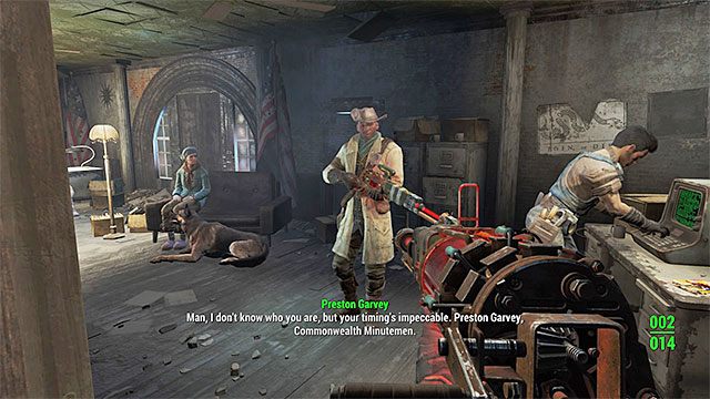 Spotkaj się z Prestonem Garveyem i innymi Minutemanami - Gdy wzywa wolność | Główny wątek fabularny Fallout 4 - Fallout 4 - poradnik do gry